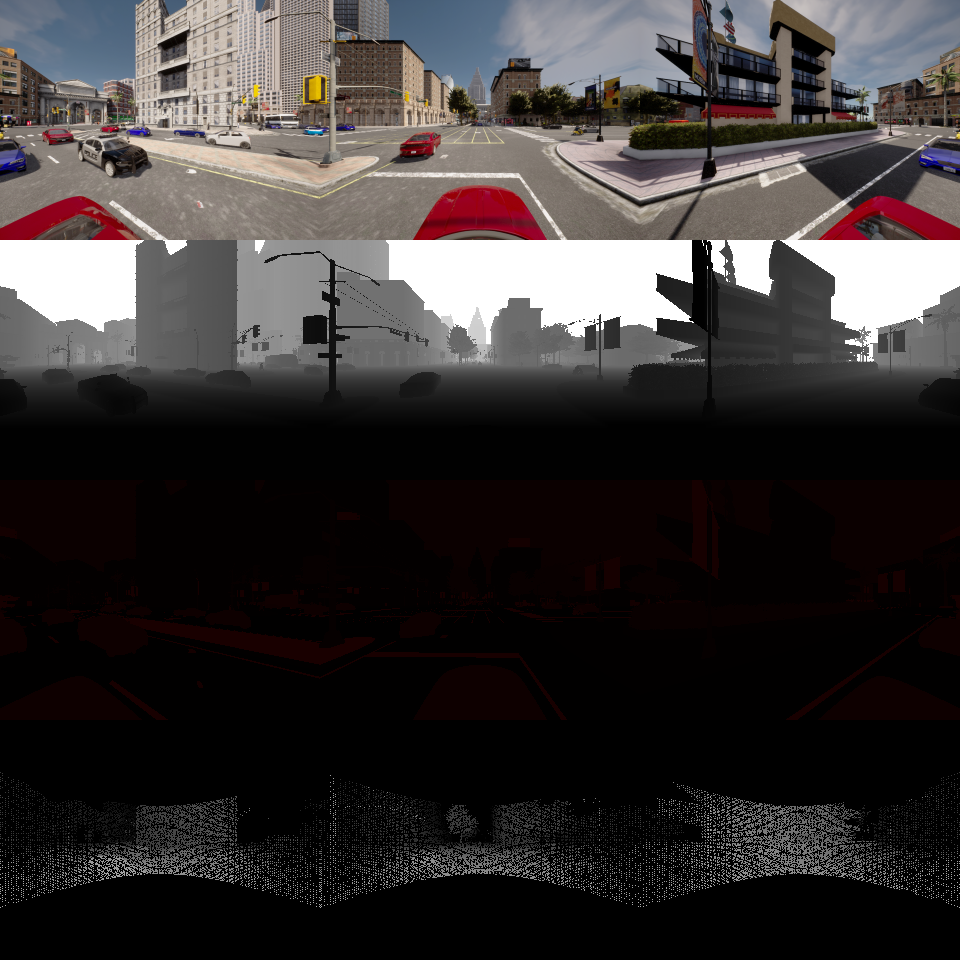 Sample frame — clear day, frame 0