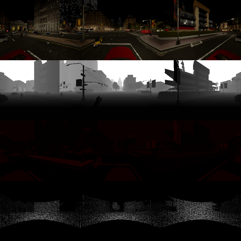 Sample frame — clear night, frame 0