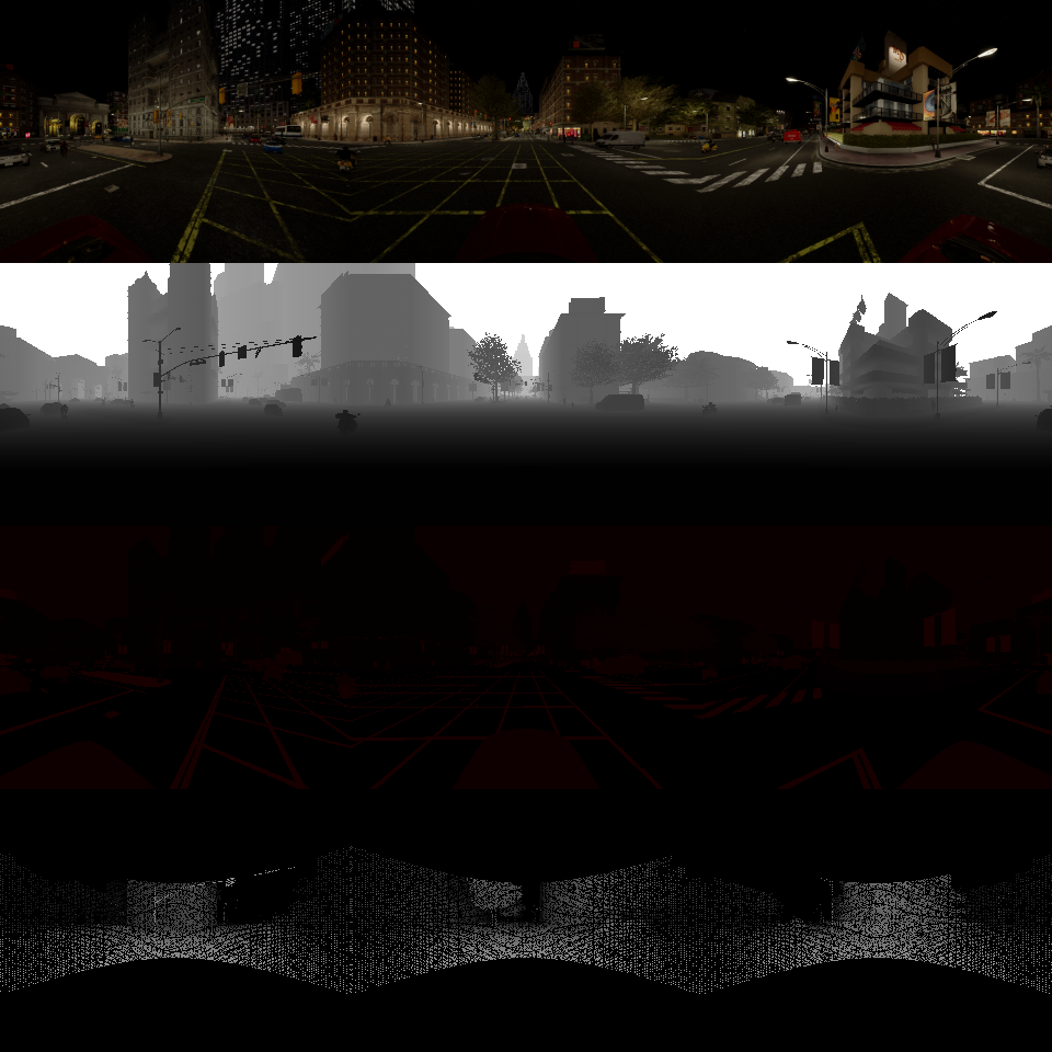 Sample frame — clear night, frame 1